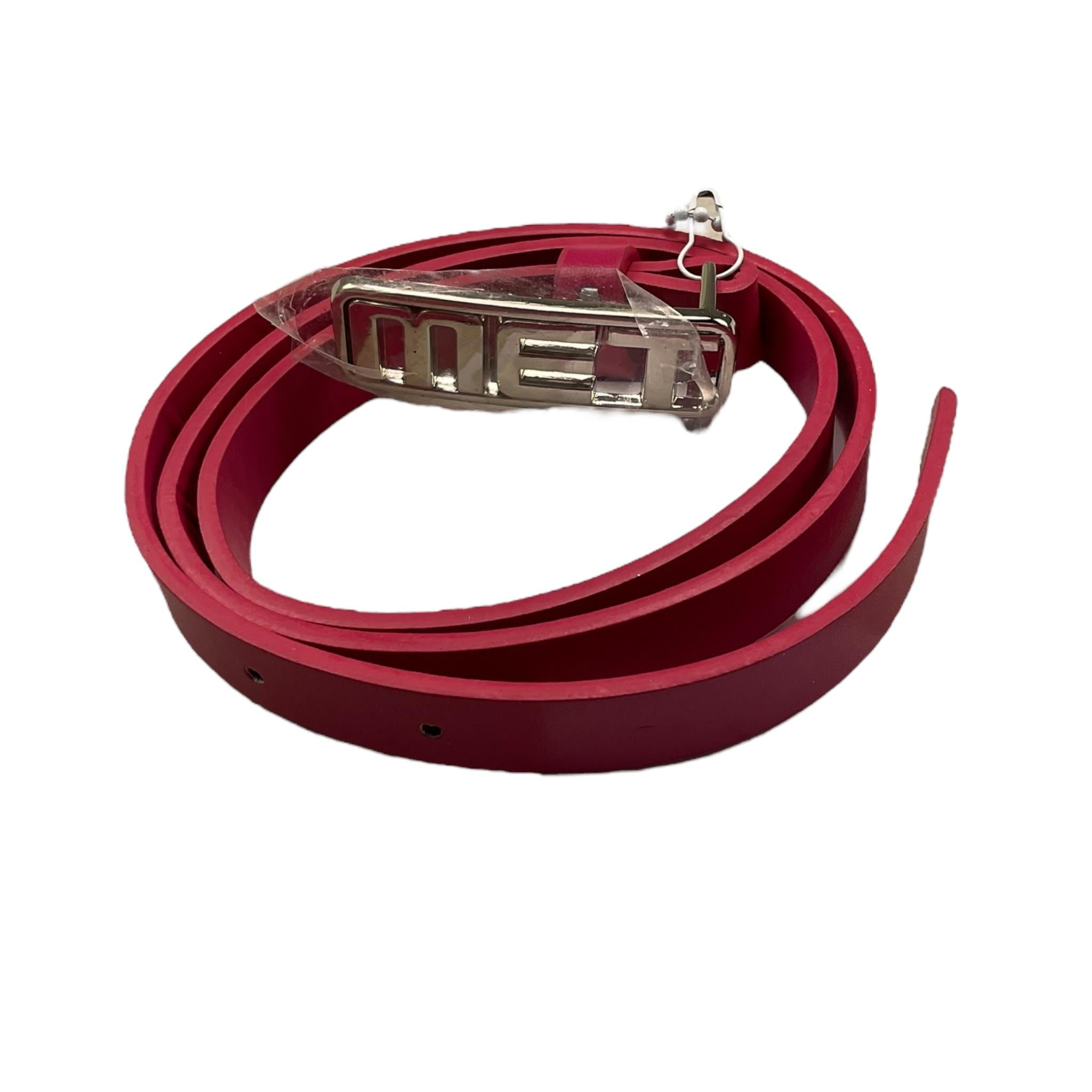 Met Cintura Tinta Unita per Bambina ME191 FUXIA MET 