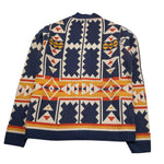 DANIELE ALESSANDRINI cardigan tinta unita con fantasia Blu per Bambino 1231W1444 BLU DANIELE ALESSANDRINI 