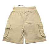 Datch Bermuda Solid Color Tracksuit With Elastic Waist Sand For Boys