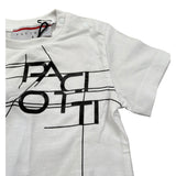Cesare Paciotti T-Shirt Girocollo tinta unita con Stampa Bianco per Neonato TSP5165BNXXX BIANCO CESARE PACIOTTI 