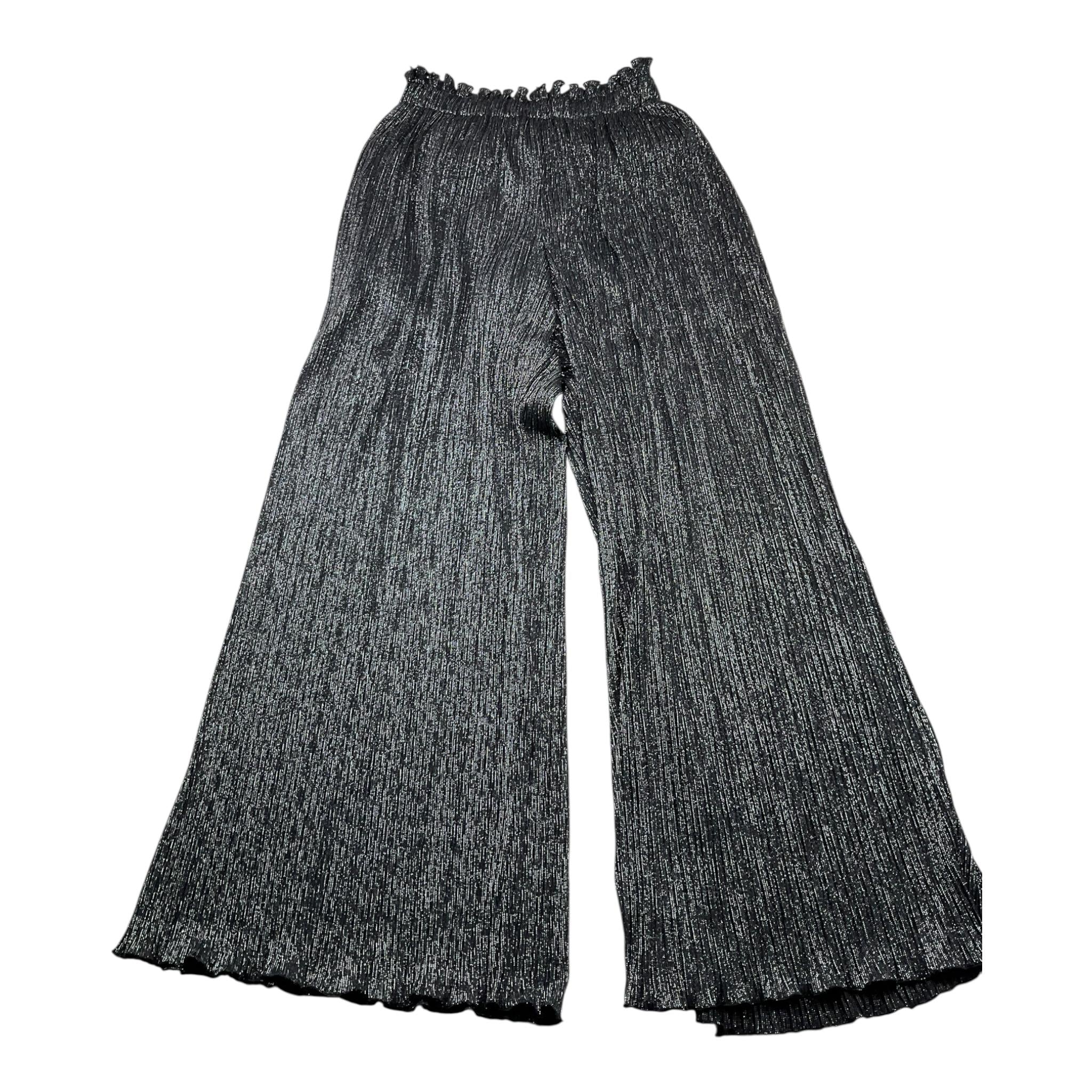 MONNALISA pantalone modello palazzo tinta unita Nero per Bambina 176405 NERO MONNALISA 