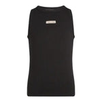 Calvin Klein Canotta Tinta Unita Giromanica con Stampa per Bambina IG0IG02871X NERO CALVIN KLEIN 