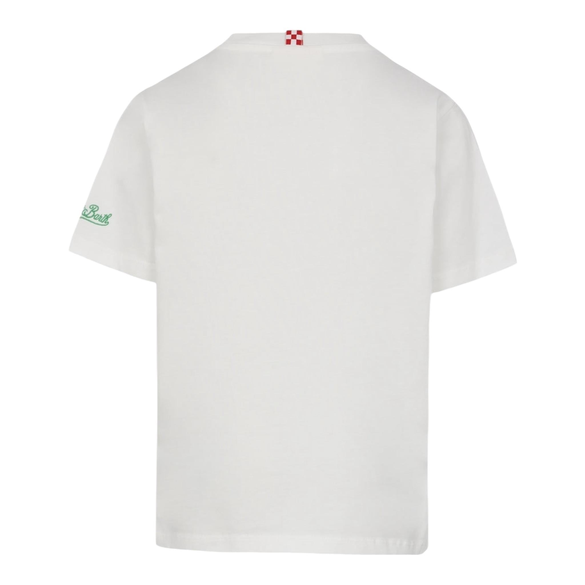 Saint Barth T-Shirt Girocollo Tinta Unita con Stampa Hulk per Neonato INCREDIBLE BIANCO SAINT BARTH 
