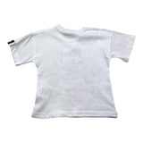 Shoe Complete Solid Color With Print T-Shirts-Bermuda White For Newborn