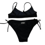 Saint Barth Costume 2 Pezzi Fascia-Mutandina per Bambina LUREX NERO SAINT BARTH 