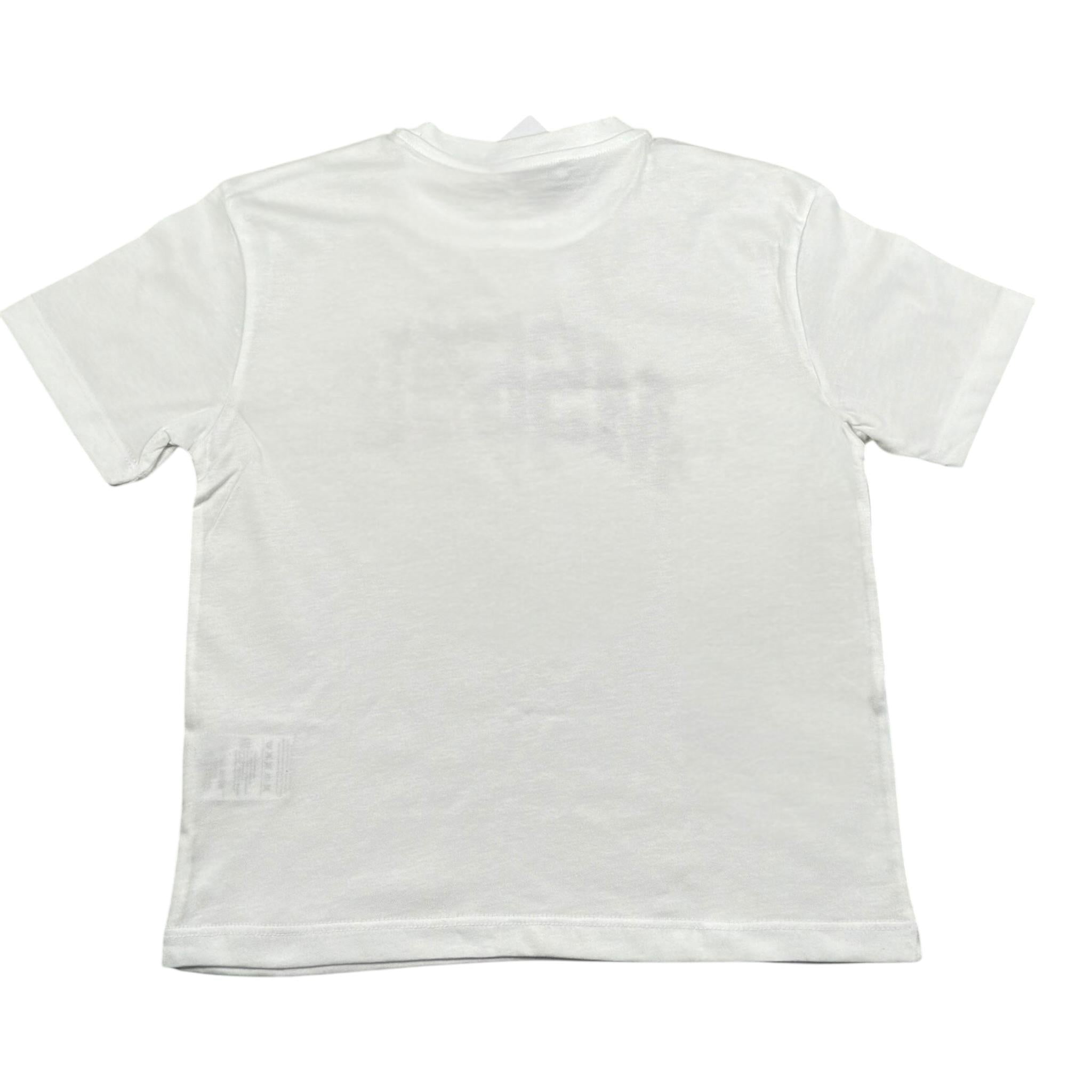 Msgm T-Shirt Girocollo Tinta Unita con Stampa per Bambina S5MSJGTH255 BIANCO MSGM 