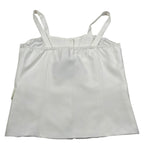 Manila Grace Top Tinta Unita Bretelline per Bambina MG2753 PANNA MANILA GRACE 