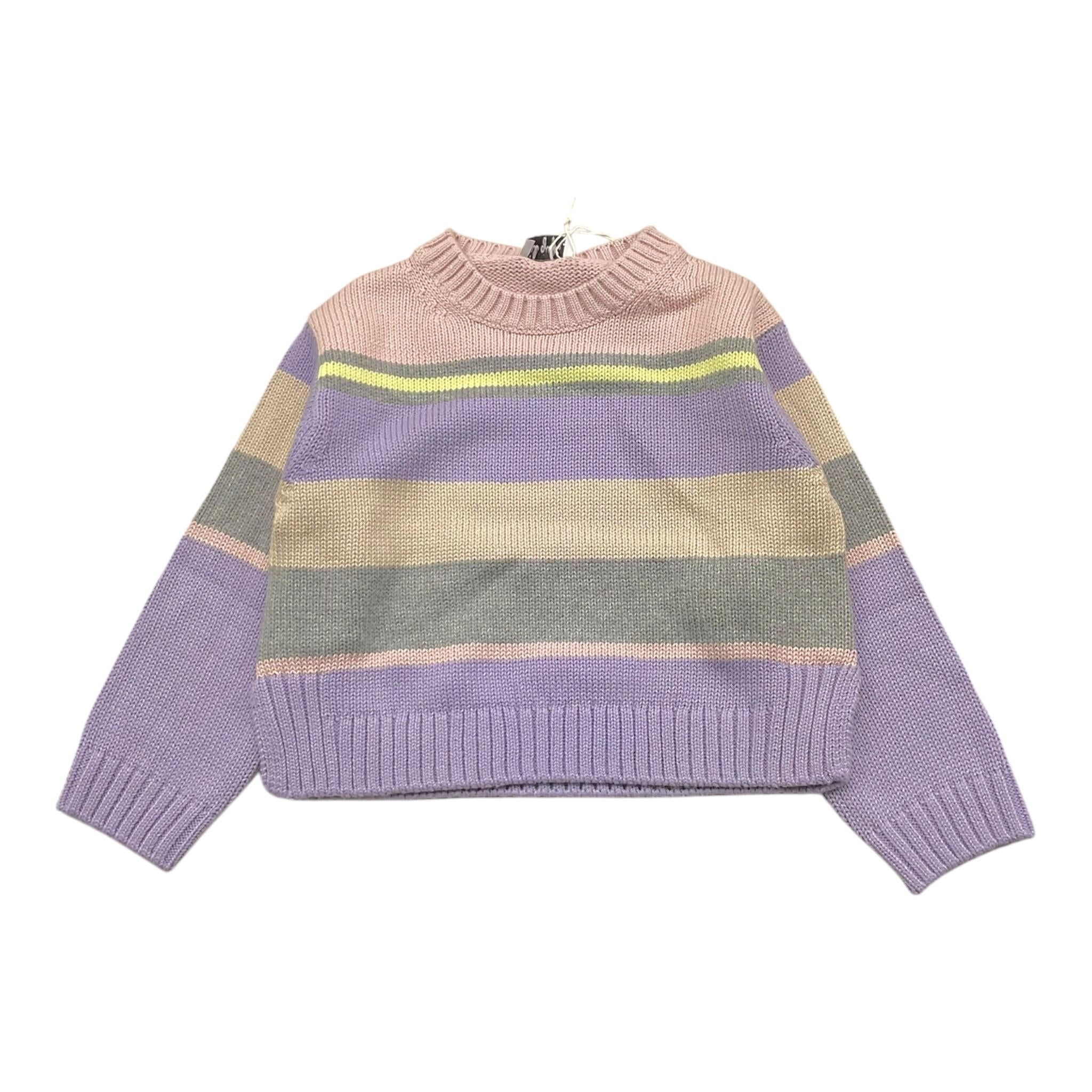 IL GUFO maglia tricolore girocollo fantasia a righe Multicolor per Bambina A24MA458EM109 MULTICOLOR IL GUFO 