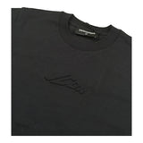 Dsquared2 T-Shirt Girocollo Tinta Unita con Stampa Modello Crop per Bambina DQ2931 NERO DSQUARED2 