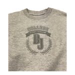 Dnj Felpa Chiusa Girocollo Tinta Unita per Bambino MFD5102J GRIGIO DNJ 