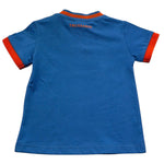 Trussardi T-Shirt Girocollo Tinta Unita con Stampa per Neonato TIP26088TS BLU TRUSSARDI 