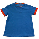 Trussardi T-Shirt Girocollo Tinta Unita con Stampa per Neonato TIP26088TS BLU TRUSSARDI 