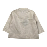 La Stupenderia Camicia tinta unita con Collo Coreano Beige per Bambino TCCM73J BEIGE LA STUPENDERIA 