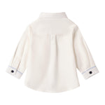 MINI BANDA camicia tinta unita manica lunga Bianco per Neonato A601 BIANCO MINI BANDA 