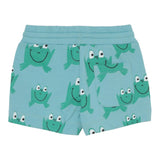 Stella Mccartney Bermuda In Tuta Tinta Unita con Stampa per Bambino TW6P59XX VERDE ACQUA STELLA McCARTNEY 