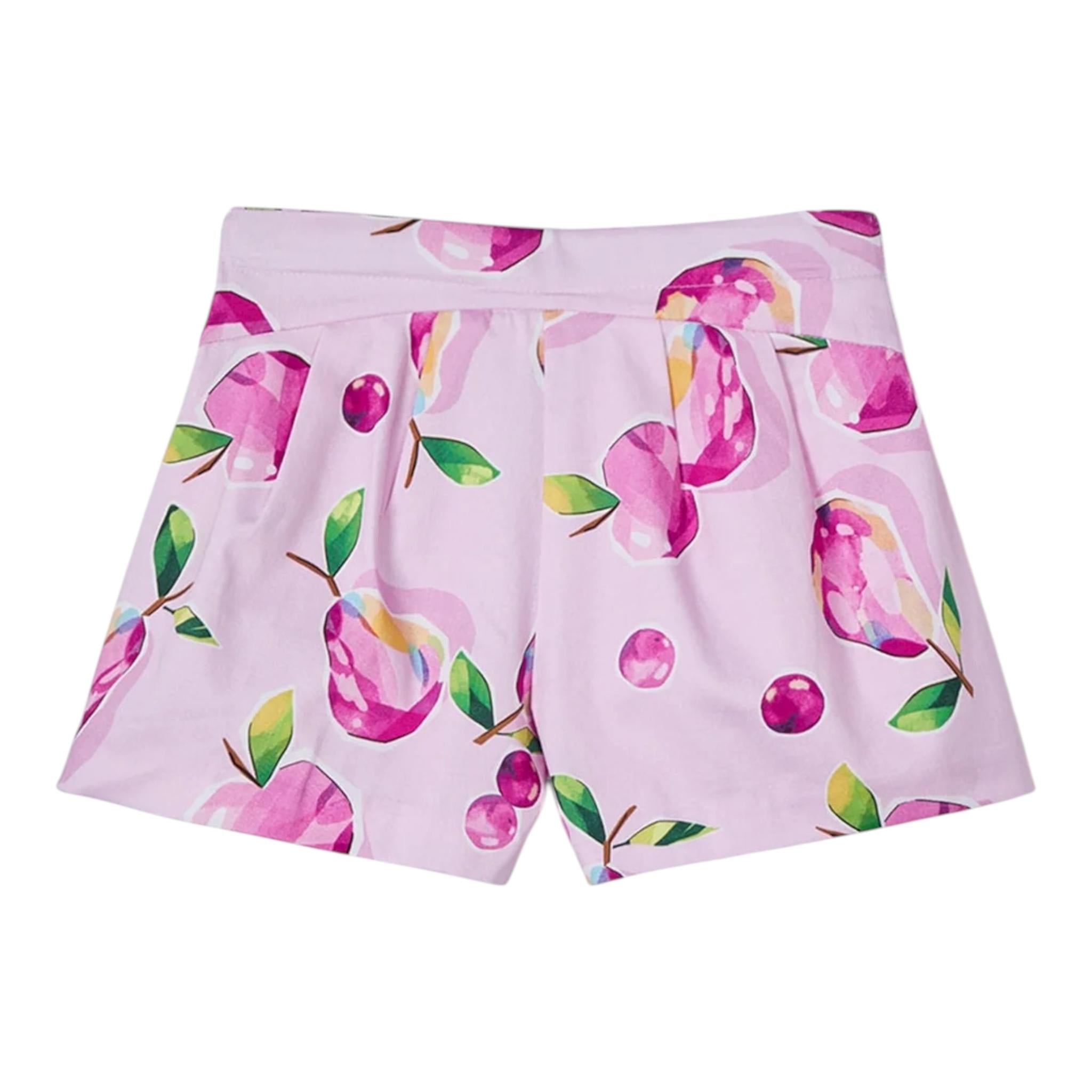Mayoral Short Tinta Unita con Fantasia per Bambina 3905J ROSA MAYORAL 