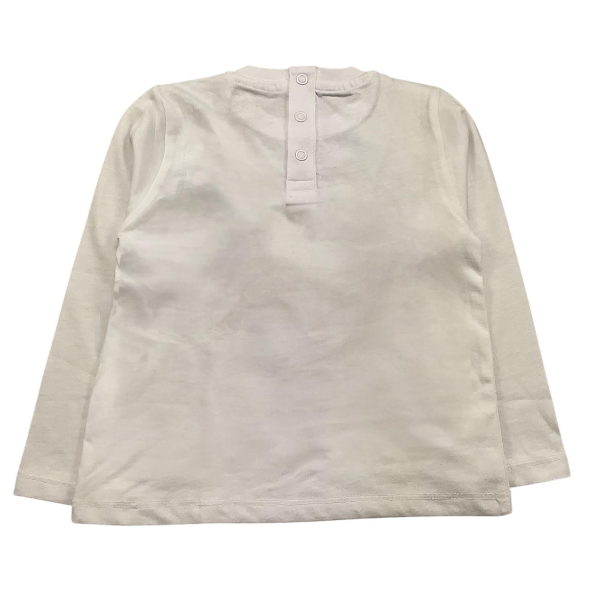GUESS shirt girocollo tinta unita cn stampa logo Bianco per Neonato N4YI03K8HM4N BIANCO GUESS 
