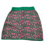 GAELLE gonna tinta unita con fantasia Verde per Bambina 2742GW0911 VERDE GAELLE 