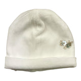 BARCELLINO cappello tinta unita con applicazioni Bianco per Neonata 115810 BIANCO BARCELLINO 