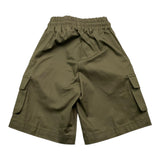Numbers Bermuda Solid Color With Elastic Waist Green For Newborn
