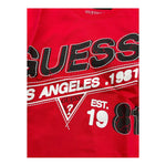 GUESS shirt girocollo tinta unita con stampa in contrasto Rosso per Neonato N4BI11I3Z4 ROSSO GUESS 