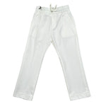 Paolo Pecora Pantalone Tinta Unita con Elastico In Vita per Bambino PP3934 BIANCO PAOLO PECORA 