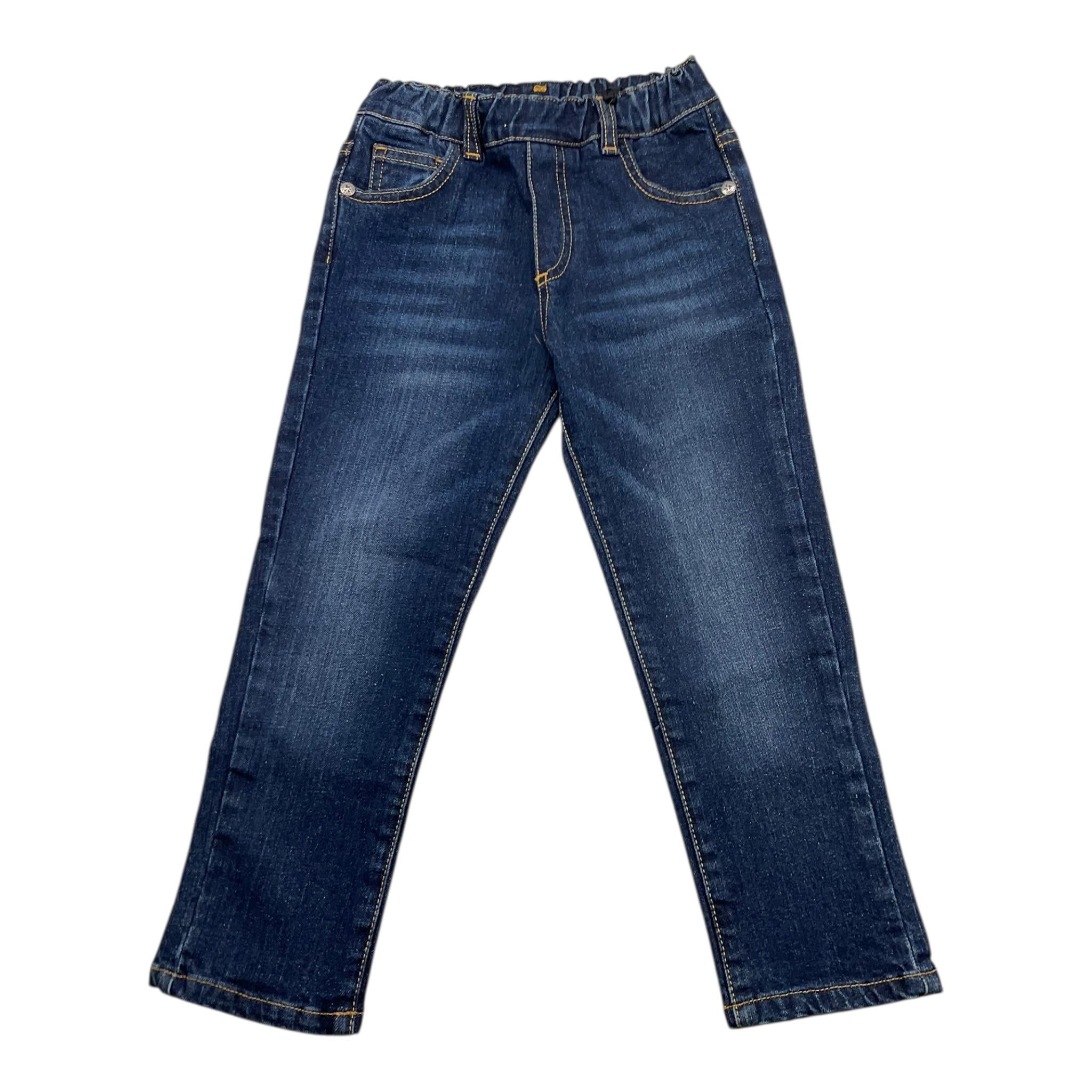 JOHN RICHMOND jeans tinta unita con elastico in vita Blu per Bambino RIA23138JE BLU JOHN RICHMOND 