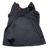 Liu Jo Solid Color Sleeveless Shirt With Black Frill For Girls