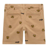 Guess Bermuda Solid Color With Beige Bear Embroidery For Newborn