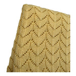 Wedoble Coperta Tinta Unita Traforato per Neonata V2507306A GIALLO WEDOBLE 