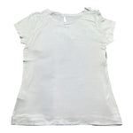 Monnalisa T-Shirt Girocollo Tinta Unita con Fiocchi per Bambina 797614F6 BIANCO MONNALISA 