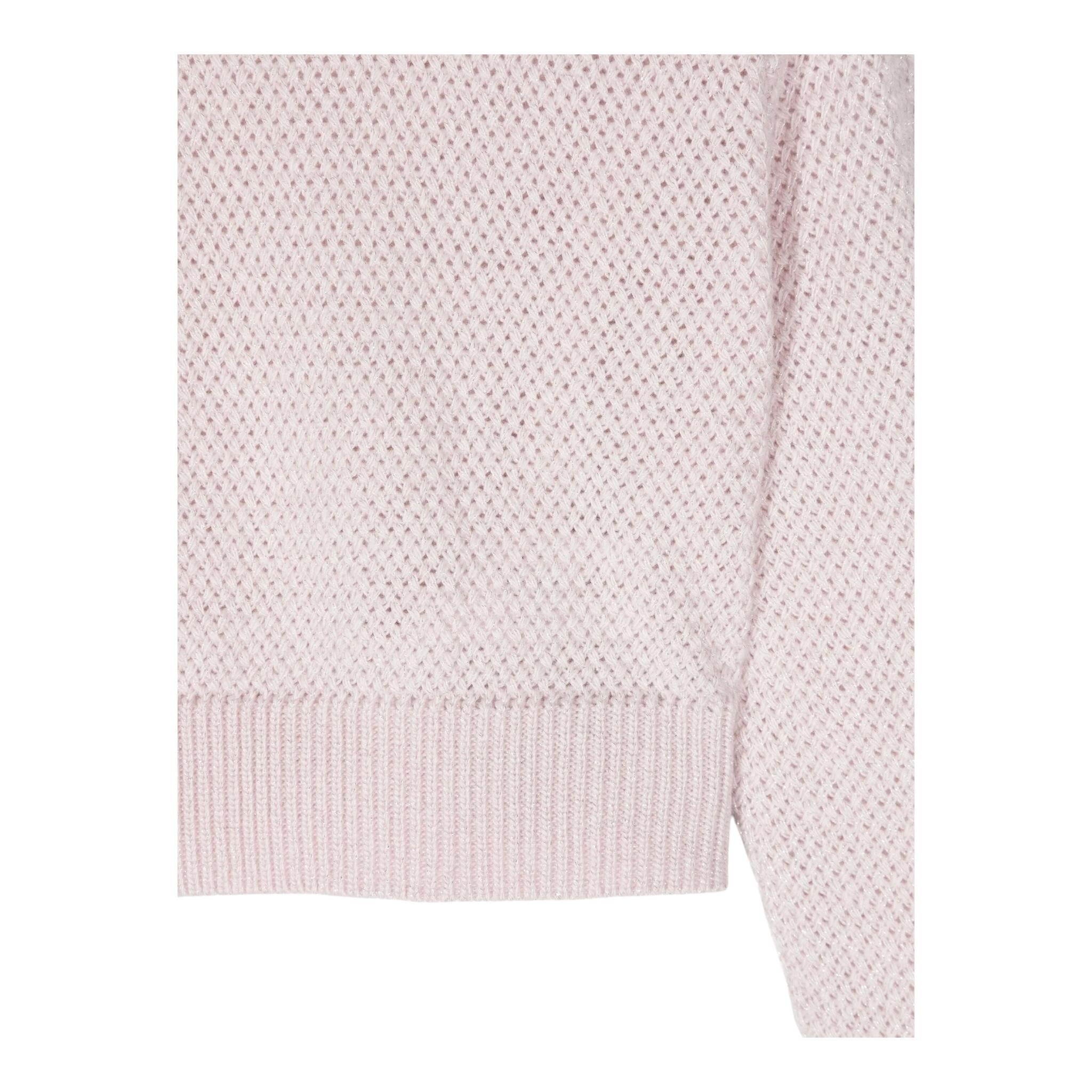 SIMONETTA maglia girocollo modello crop Rosa per Bambina SV9A00 ROSA SIMONETTA 