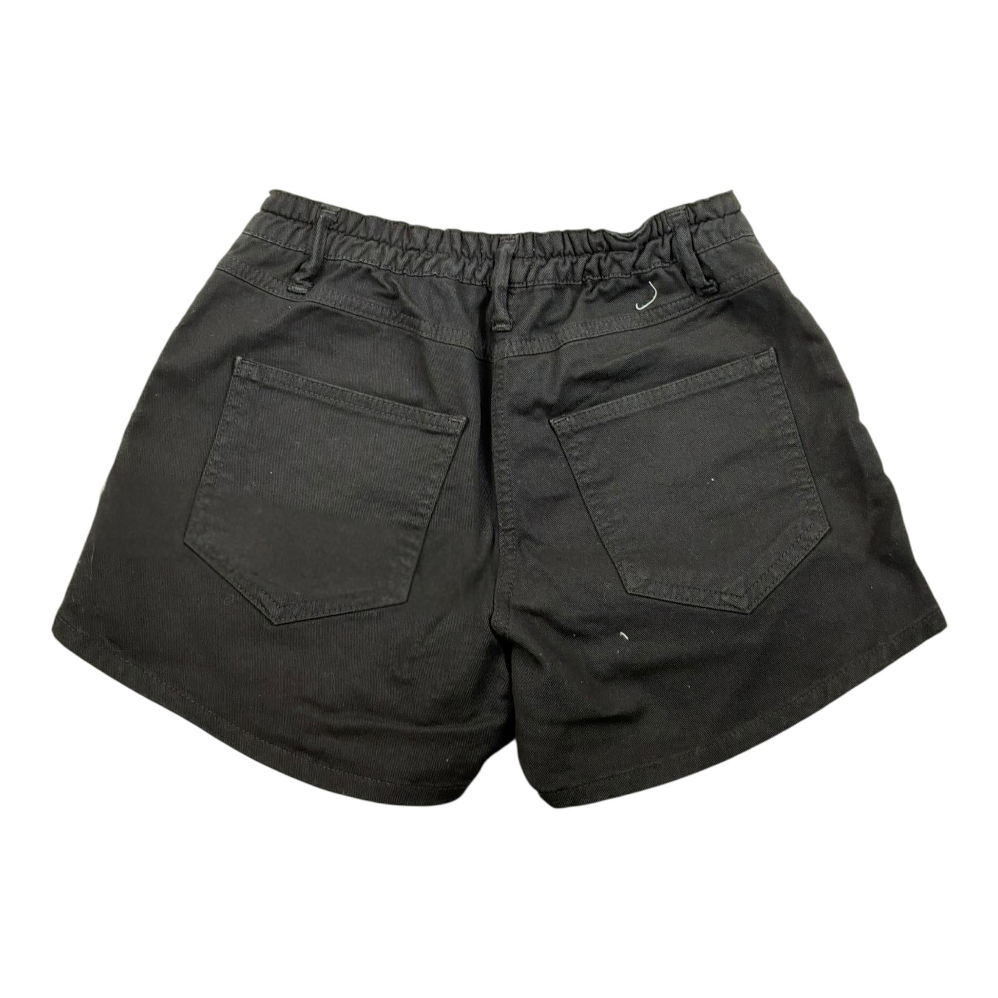Lu Lu By Miss Grant Short Tinta Unita con Elastico In Vita per Bambina LL3378 NERO LU LU BY MISS GRANT 