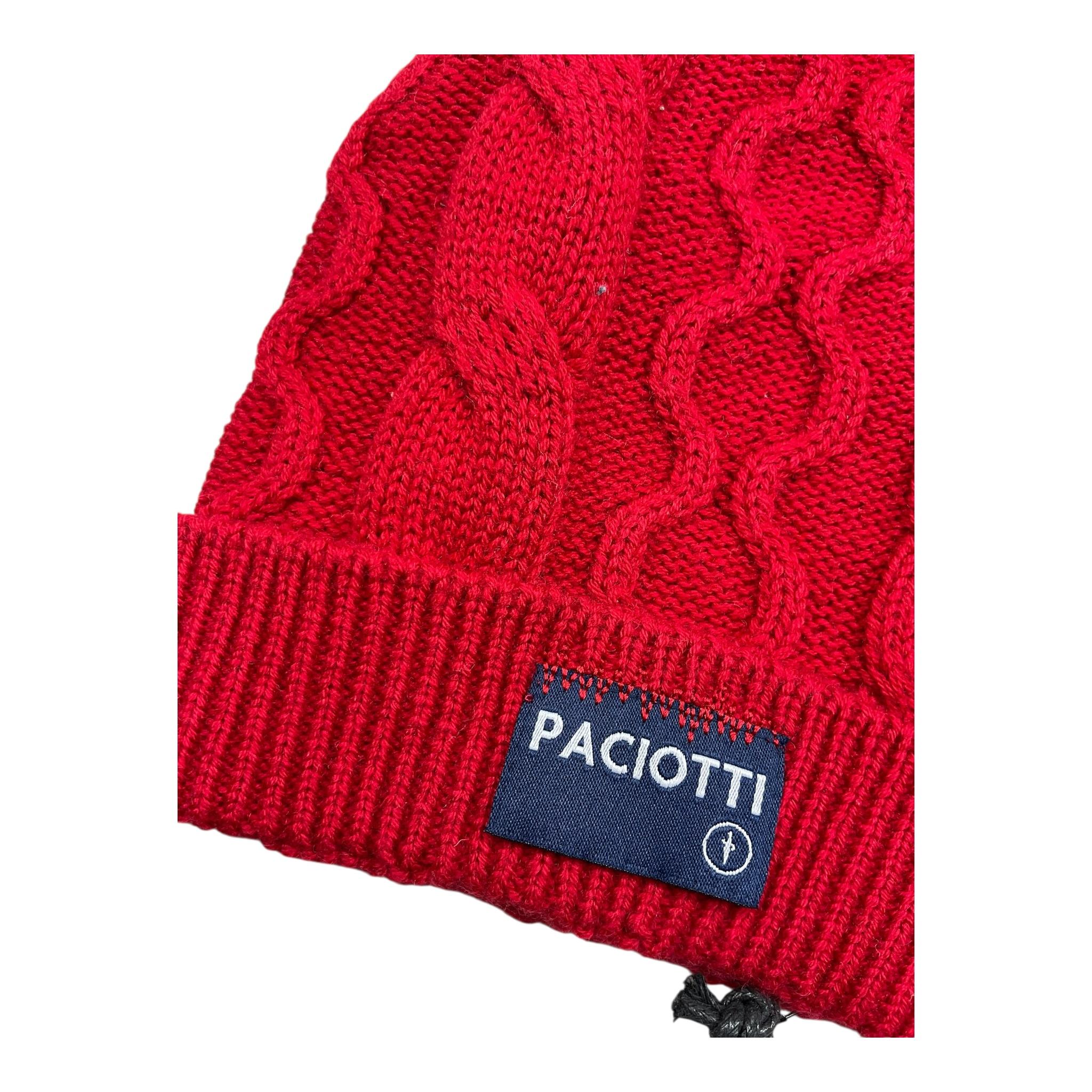 CESARE PACIOTTI cappello tinta unita con logo Rosso per Neonato CAP3325BN ROSSO CESARE PACIOTTI 