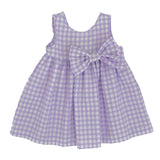 Magil Top Bicolore con Fantasia A Quadri per Bambina HN21119 BIANCO/LILLA MAGIL 