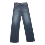 jeans tinta unita con 5 tasche DFPA032 BLU DONDUP 