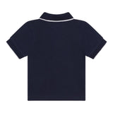 Timberland Polo Mezza Manica Tinta Unita con Logo per Neonato T05K52 BLU TIMBERLAND 