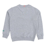 SAINT BARTH felpa girocollo tinta unita con stampa  Grigio per Bambino HUT000401217G GRIGIO SAINT BARTH 