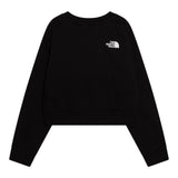 THE NORTH FACE felpa chiusa girocollo tinta unita con logo Nero per Bambina NF0A89HFJK3 NERO THE NORTH FACE 