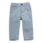 Boss Pantalone Tinta Unita con Elastico In Vita per Neonato J52078 AZZURRO BOSS 