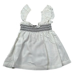 Please Camicia Giromanica Tinta Unita per Bambina CC00300G71J BIANCO PLEASE 