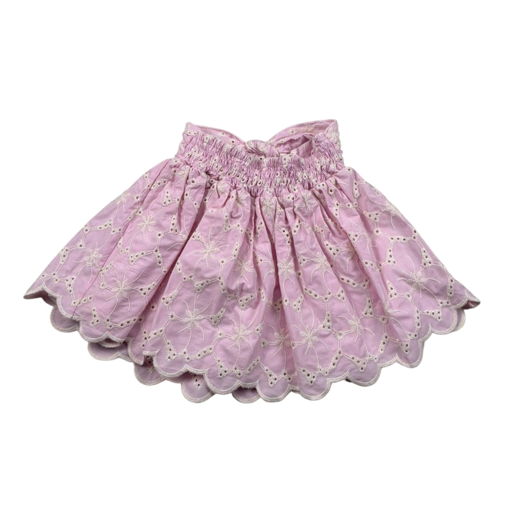 M+E' Gonna Tinta Unita Traforata per Neonata UE1782X ROSA M+E' 