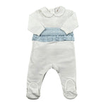 Dolcimonelli Tutita tinta unita con Ricami Bianco per Neonata 436508008 BIANCO DOLCIMONELLI 