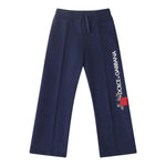 DOLCE & GABBANA pantalone modello tuta tinta unita con ricami Blu per Bambina L5JPB2 BLU DOLCE & GABBANA 