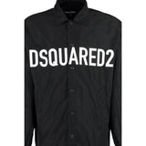 Dsquared2 Giubbino Tinta Unita con Bottoni per Bambino DQ2270 NERO DSQUARED2 