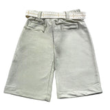 Bamboom+Babies Palazzo Pants Solid Color With Belt Mud For Baby Girl