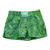 F**K Short Solid Color With Green Pattern For Girls