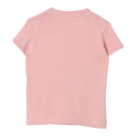 ELISABETTA FRANCHI t-shirt girocollo tinta unita con logo Rosa per Bambina EGTS084 ROSA ELISABETTA FRANCHI 