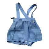 Le Bebe Pagliaccetto Tinta Unita  per Neonato LBB5376 AZZURRO LE BEBE 
