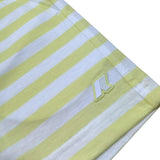 K-Way Bermuda Tinta Unita con Fantasia A Righe per Bambino K4141IW BIANCO/GIALLO K-WAY 